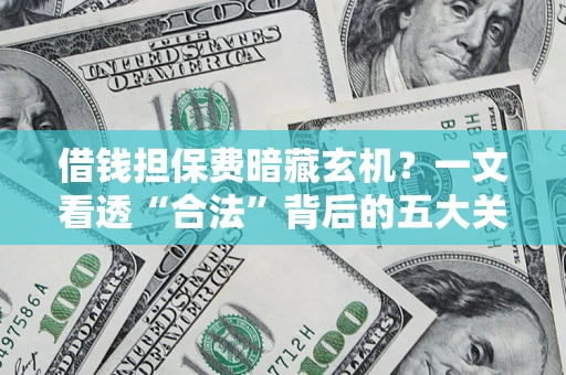 济南借钱担保费暗藏玄机？一文看透“合法”背后的五大关键陷阱