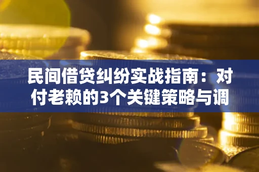济南民间借贷纠纷实战指南：对付老赖的3个关键策略与调解盲区解析