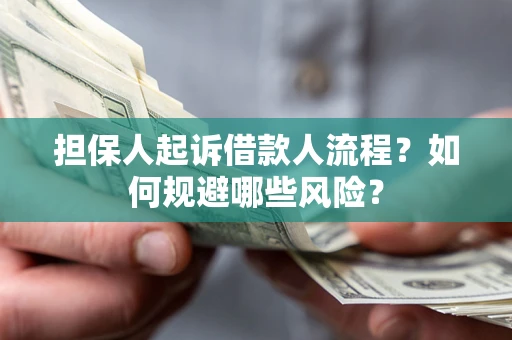 济南担保人起诉借款人流程？如何规避哪些风险？