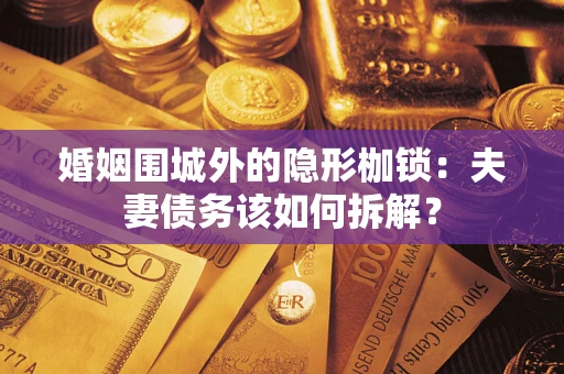 济南婚姻围城外的隐形枷锁：夫妻债务该如何拆解？