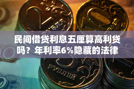 济南民间借贷利息五厘算高利贷吗？年利率6%隐藏的法律风险全解析