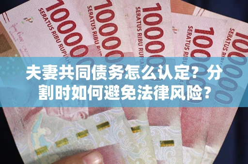 济南夫妻共同债务怎么认定？分割时如何避免法律风险？